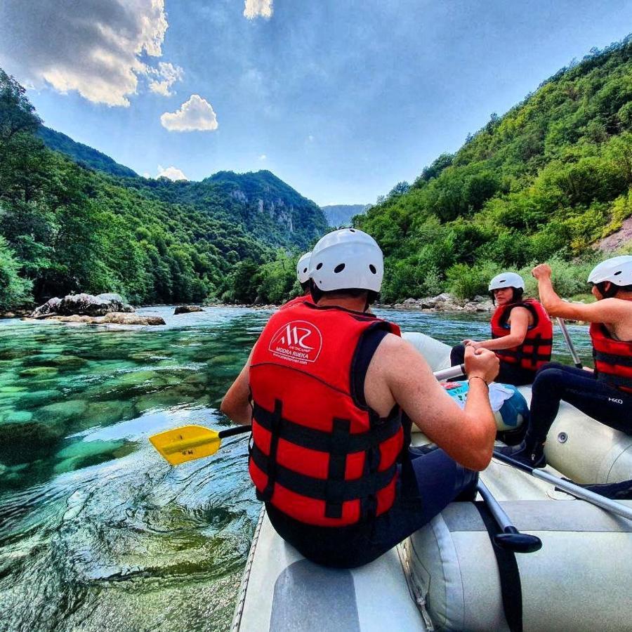 Rafting Camp Modra Rijeka Hotel Scepan-Polje ภายนอก รูปภาพ